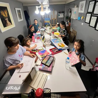 آموزشگاه آزاد نقاشی تابلو رنگ