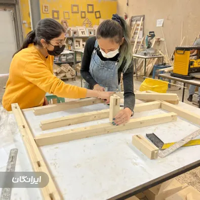 آموزشگاه نجاری بانوان تاک چوب