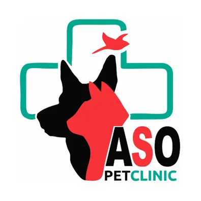 لوگوی دامپزشکی و پت شاپ آسو