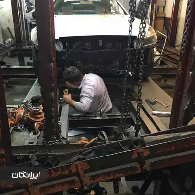 تعمیرگاه خودرو ایران شاسی