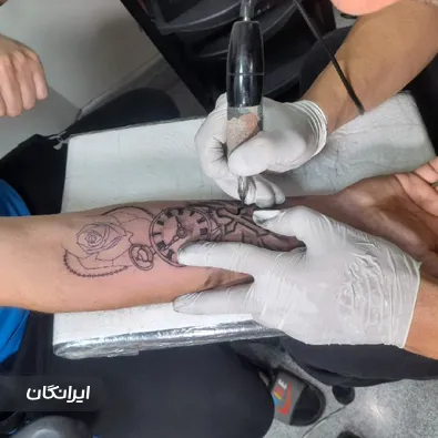 سالن تاتو بدن وحید کنته