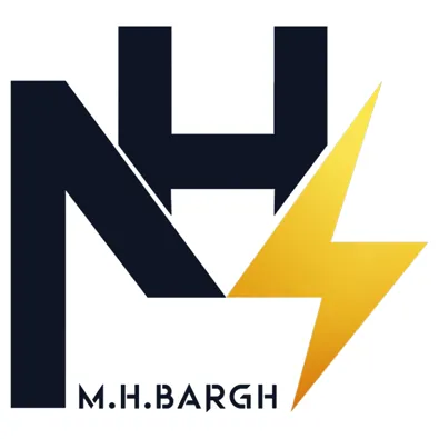 لوگوی تولیدی تابلو برق ام اچ برق