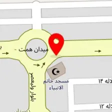 سالن زیبایی آبی مشکی