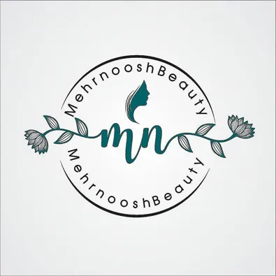 لوگوی سالن زیبایی مهرنوش نادری