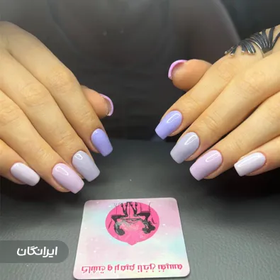 سالن کاشت ناخن نفیسه حضوری