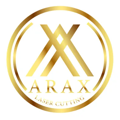لوگوی برش لیزر آراکس