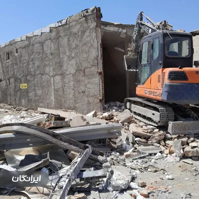 تخریب ساختمان احمدی