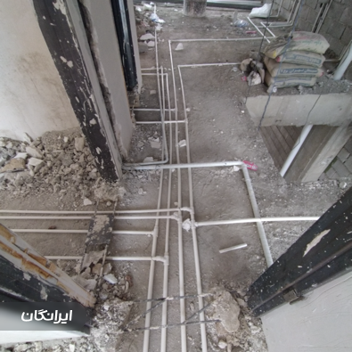 لوله کشی ساختمان احسان سلطانی