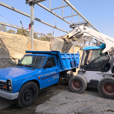 پخش مصالح و حمل نخاله بیاتی