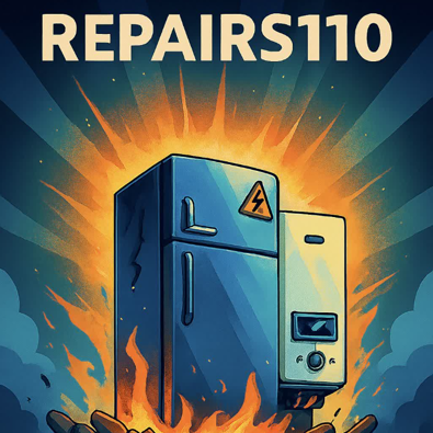 لوگوی تعمیرات لوازم خانگی 110 