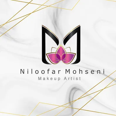 لوگوی میکاپ آرتیست نیلوفر محسنی