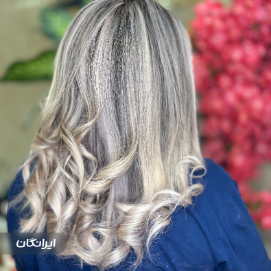 سالن کراتین و رنگ مو زینب فرزامی